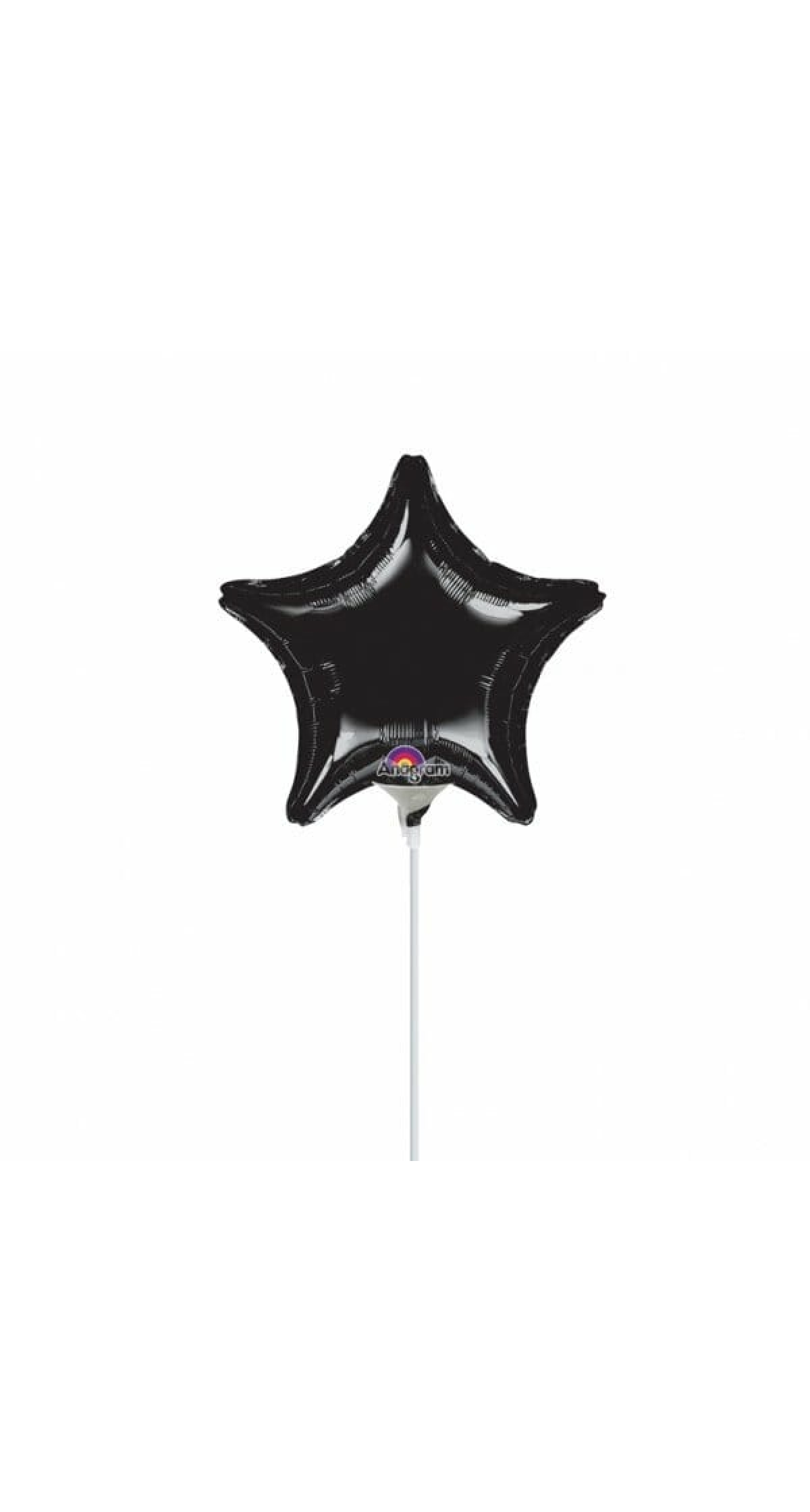 Black Star Foil Balloon 9" (23cm)