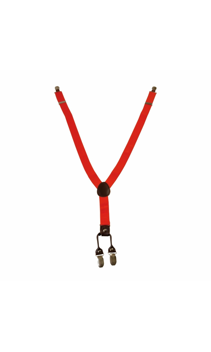 Red Straps (Braces) - Adult One Size