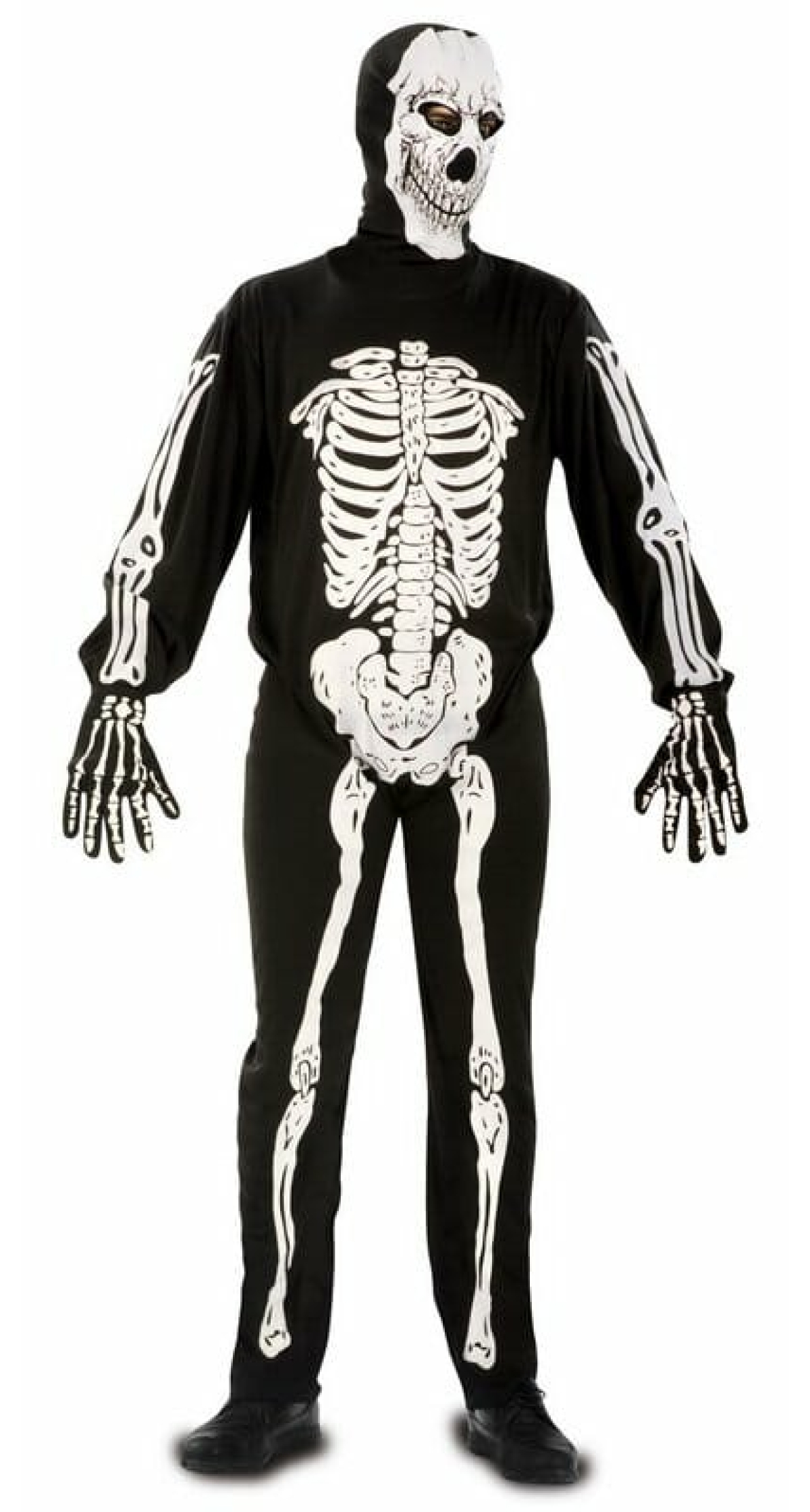Mr Creepy Skeleton Costume - Adult Size Small