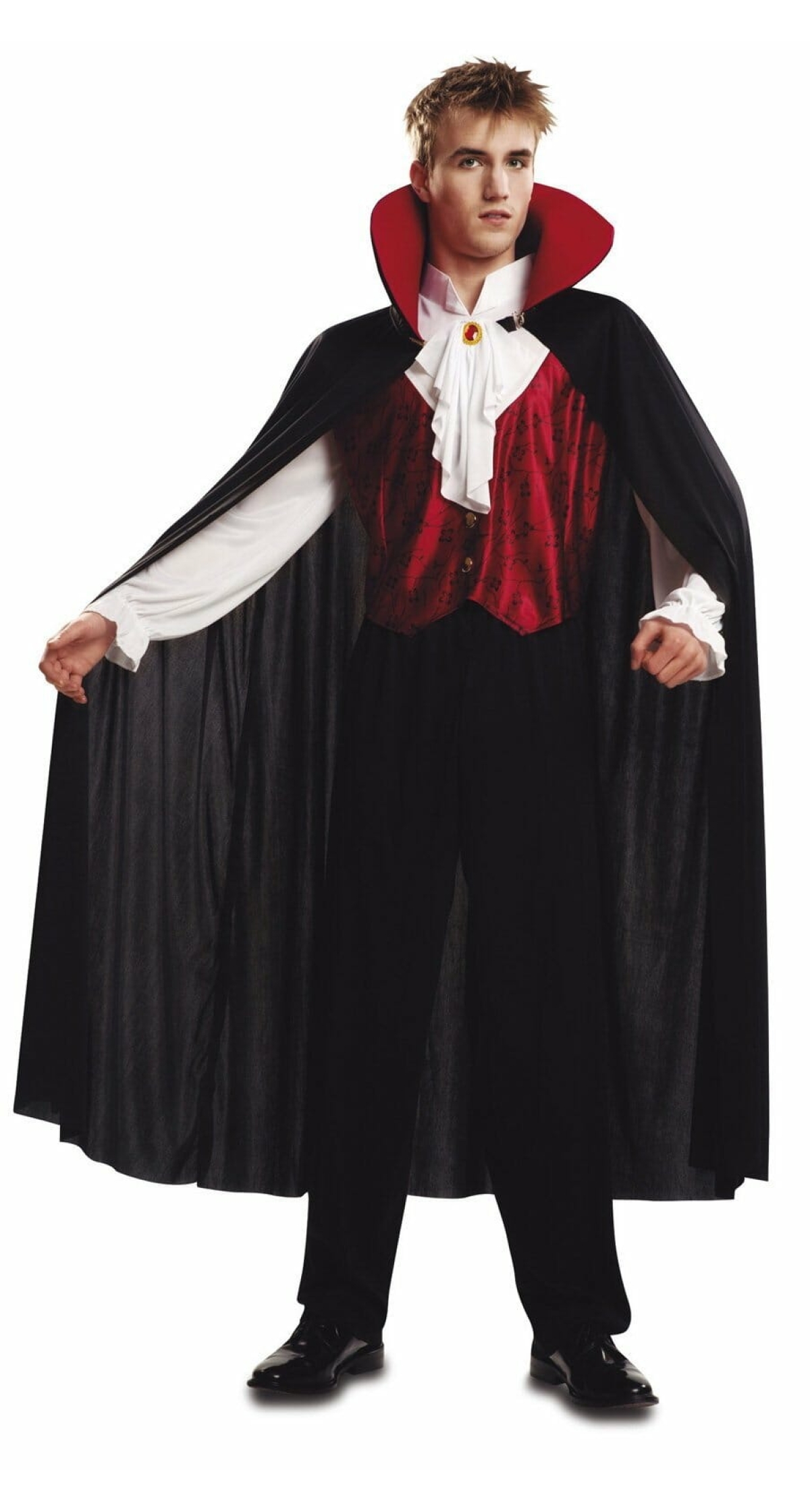 Gothic Vampire Man Costume - Adult Size Medium / Large
