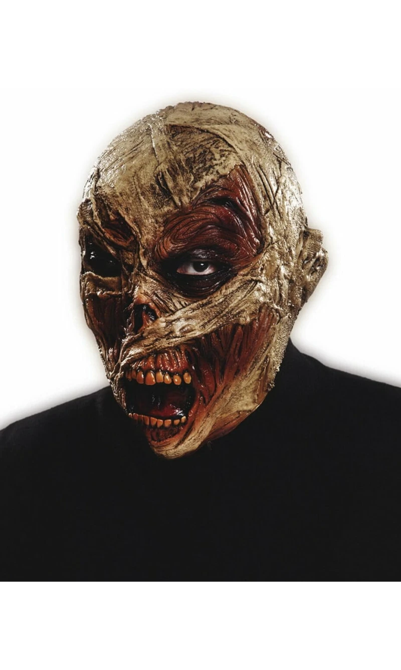 Bloody Mummy (Full Head) Latex Mask- Adult One Size