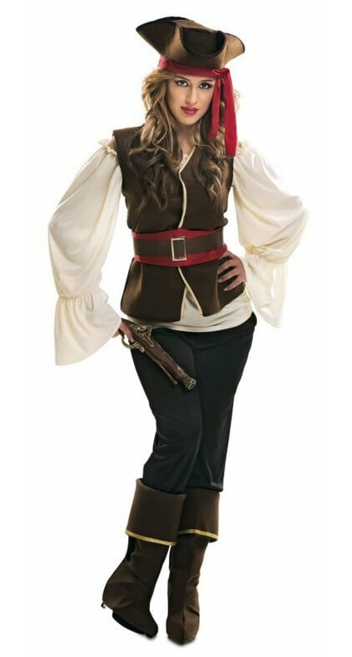 Buccaneer Pirate Lady Costume - Adult Size M/L