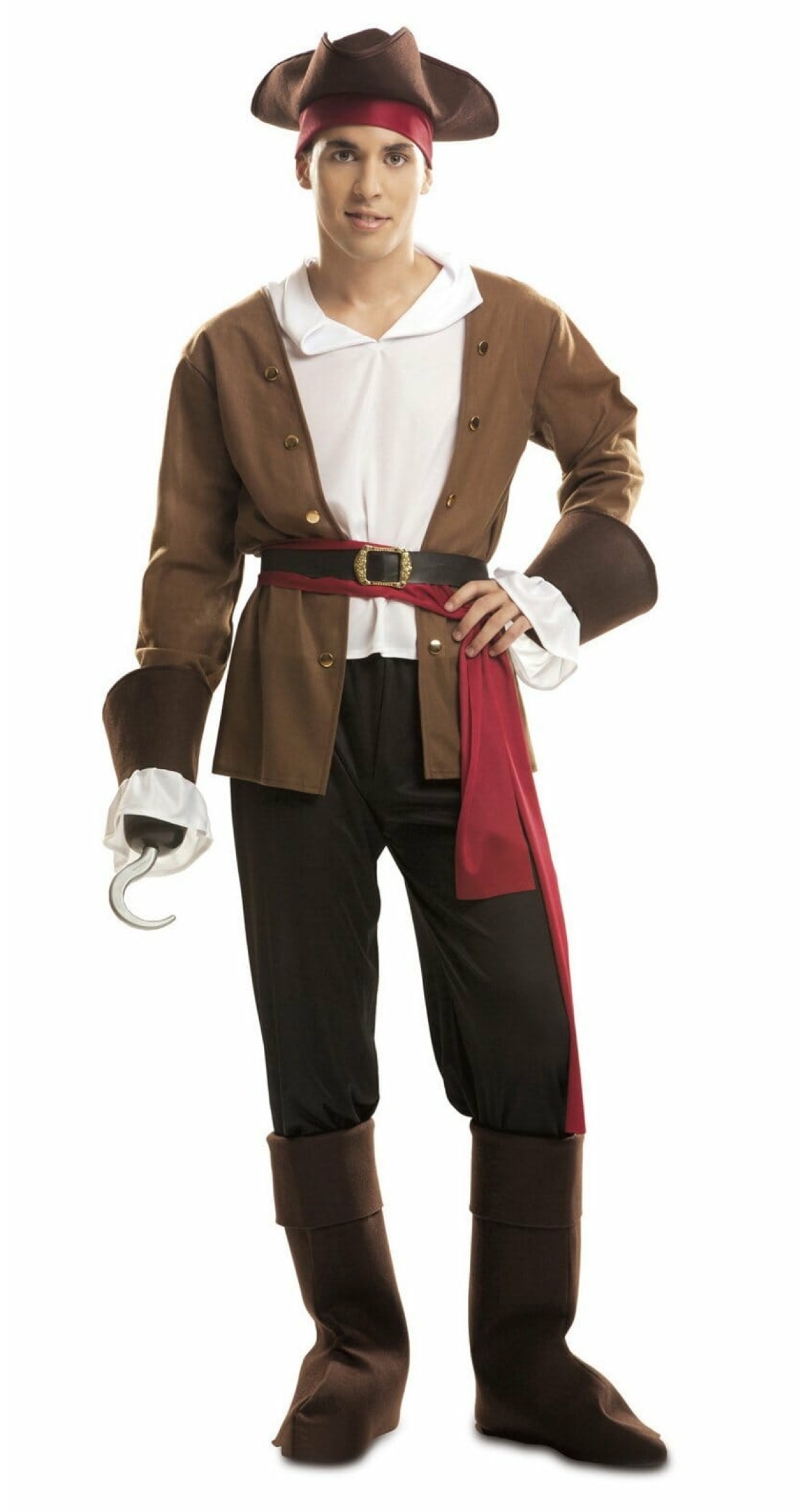 Buccaneer Pirate Man Costume - Adult Size M/L