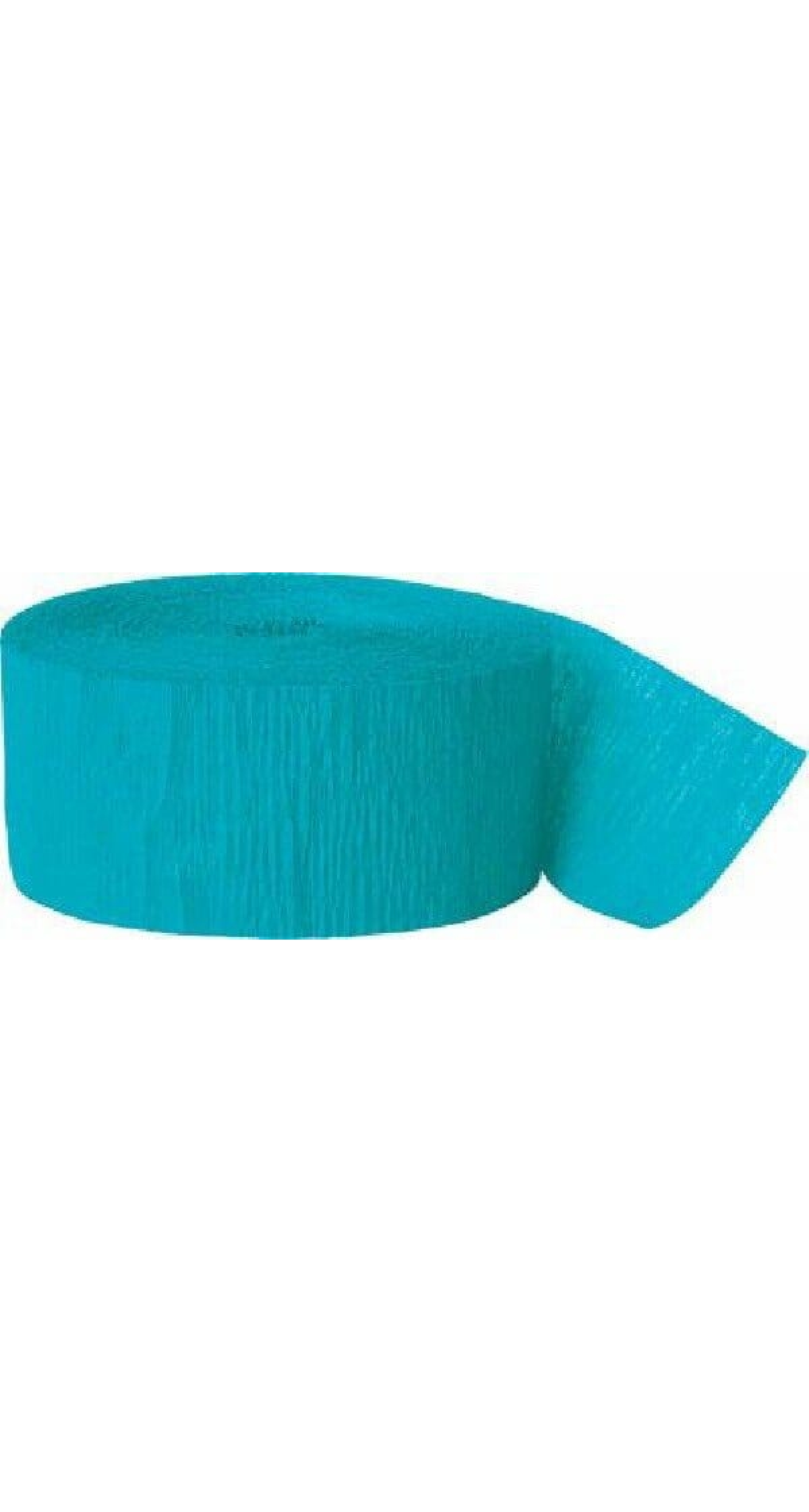 Crepe Streamer Teal (81ft) - 4.45cm x 24.6cm