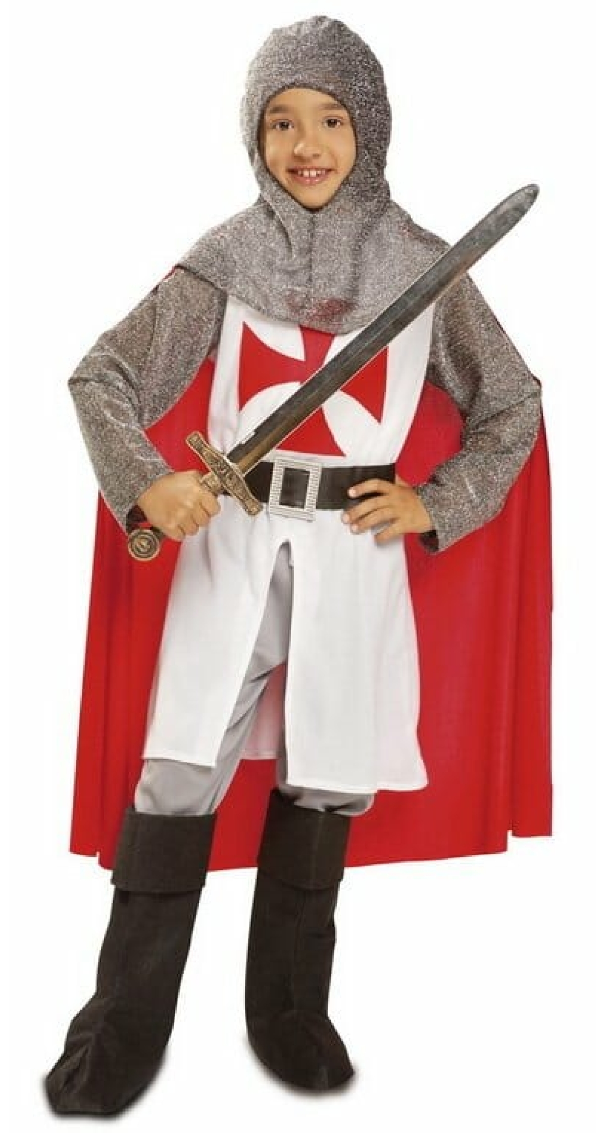 Medieval Knight With Cape - Age 7 to 9 Years