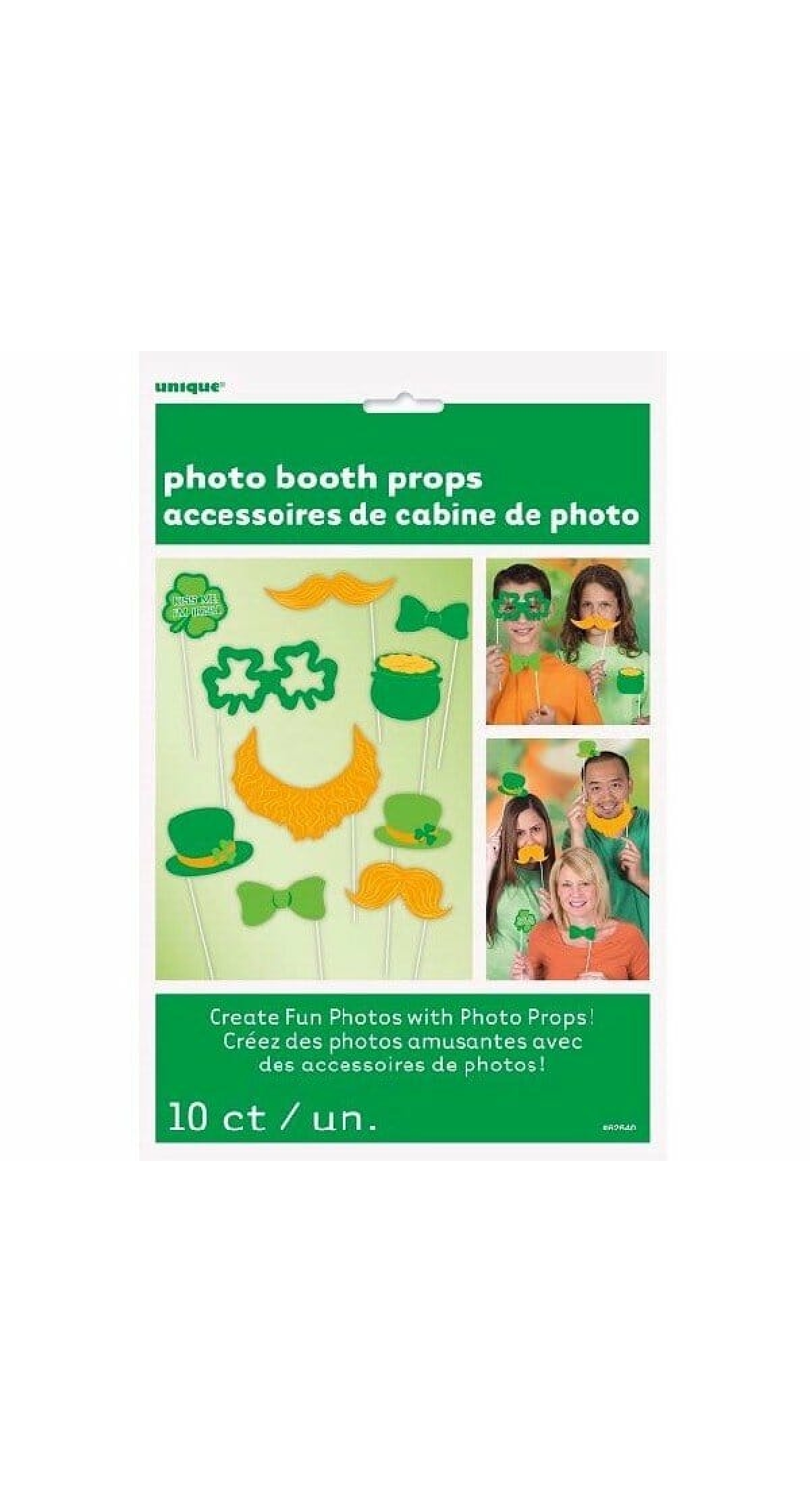 St. Patrick's Day Photo Booth Props - 10pk