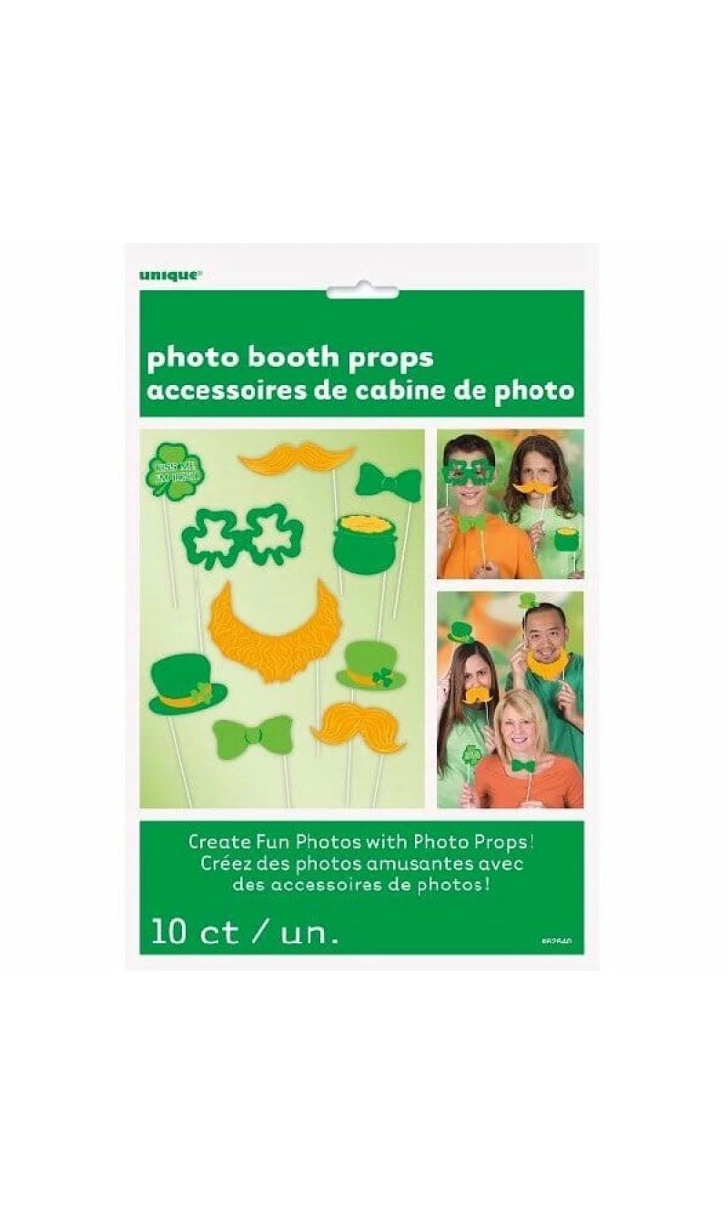 St. Patrick's Day Photo Booth Props - 10pk