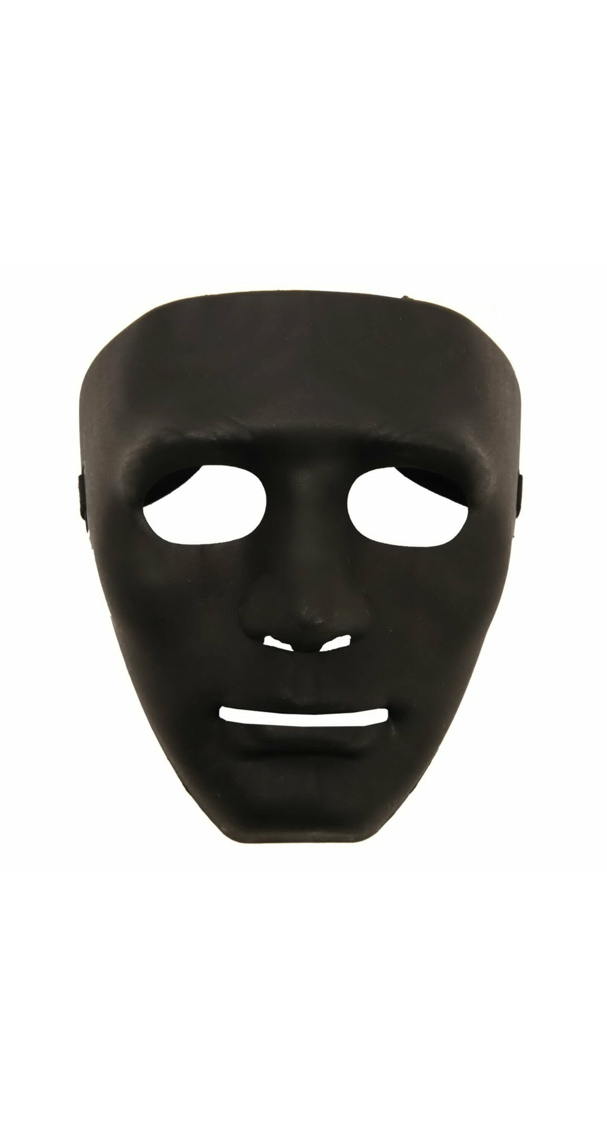 Black Plain Mask - Adult One Size