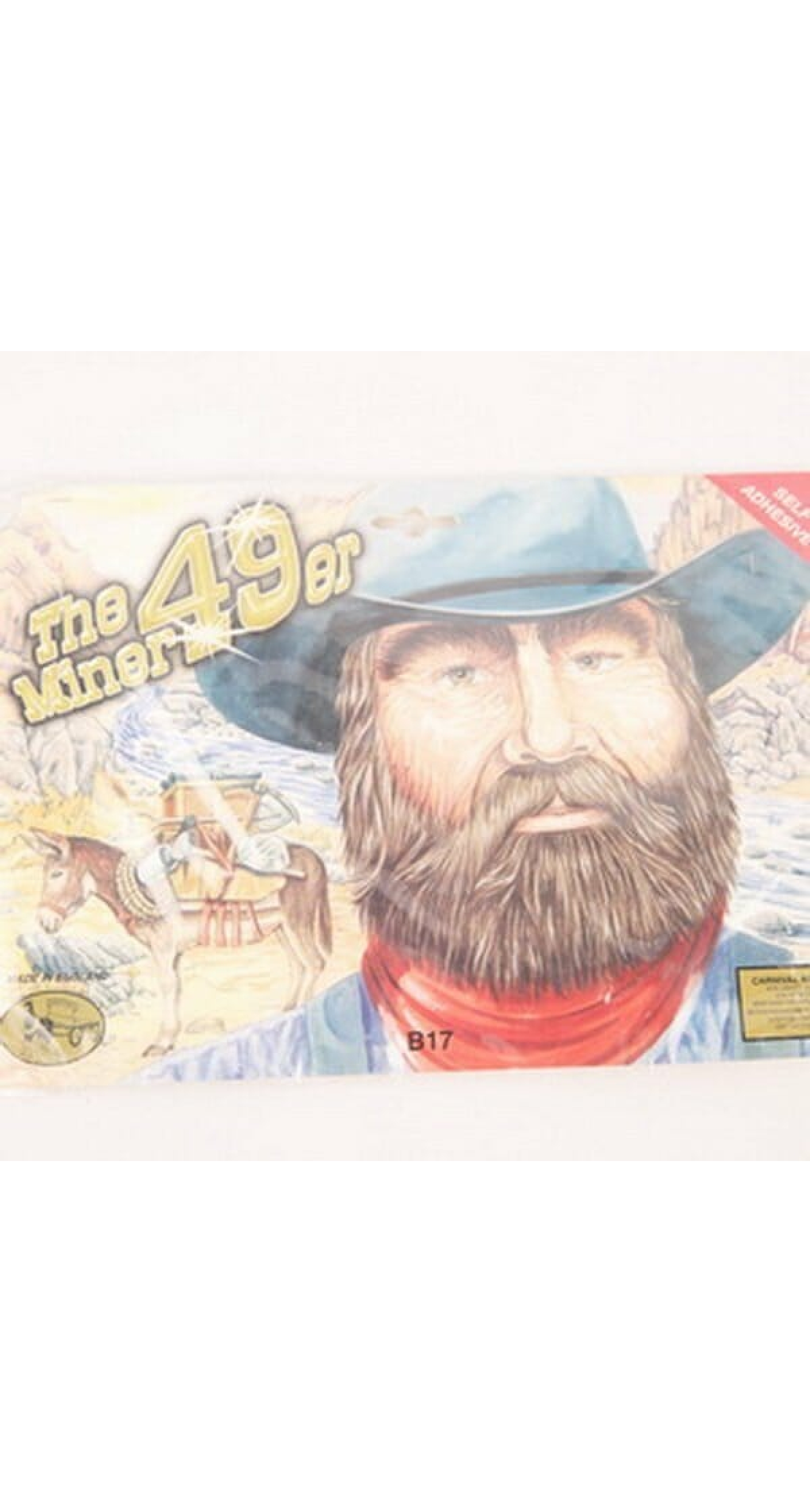 Beard White - Adult One Size
