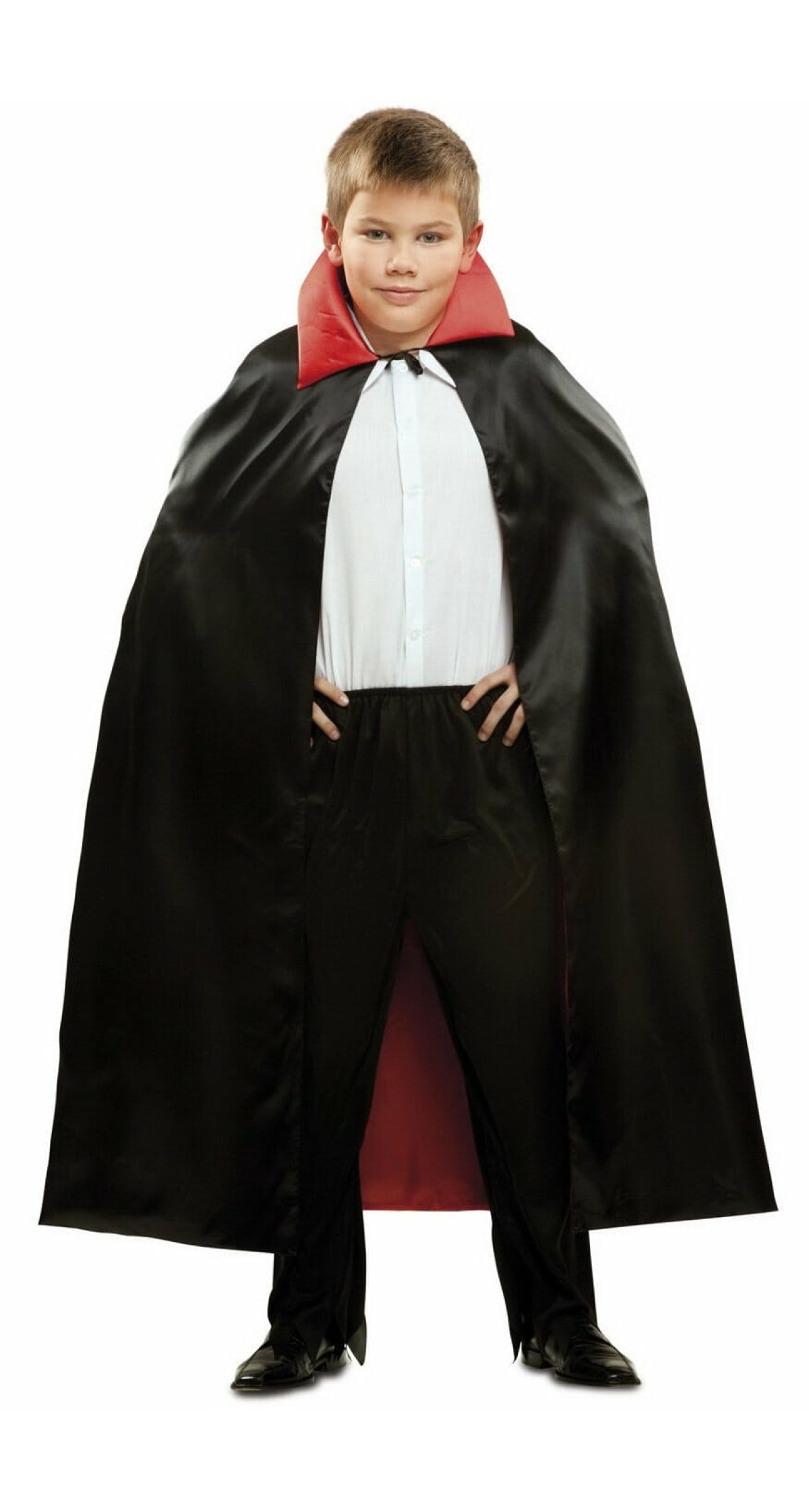 Kid Vampire Cape 90cm - Child One Size
