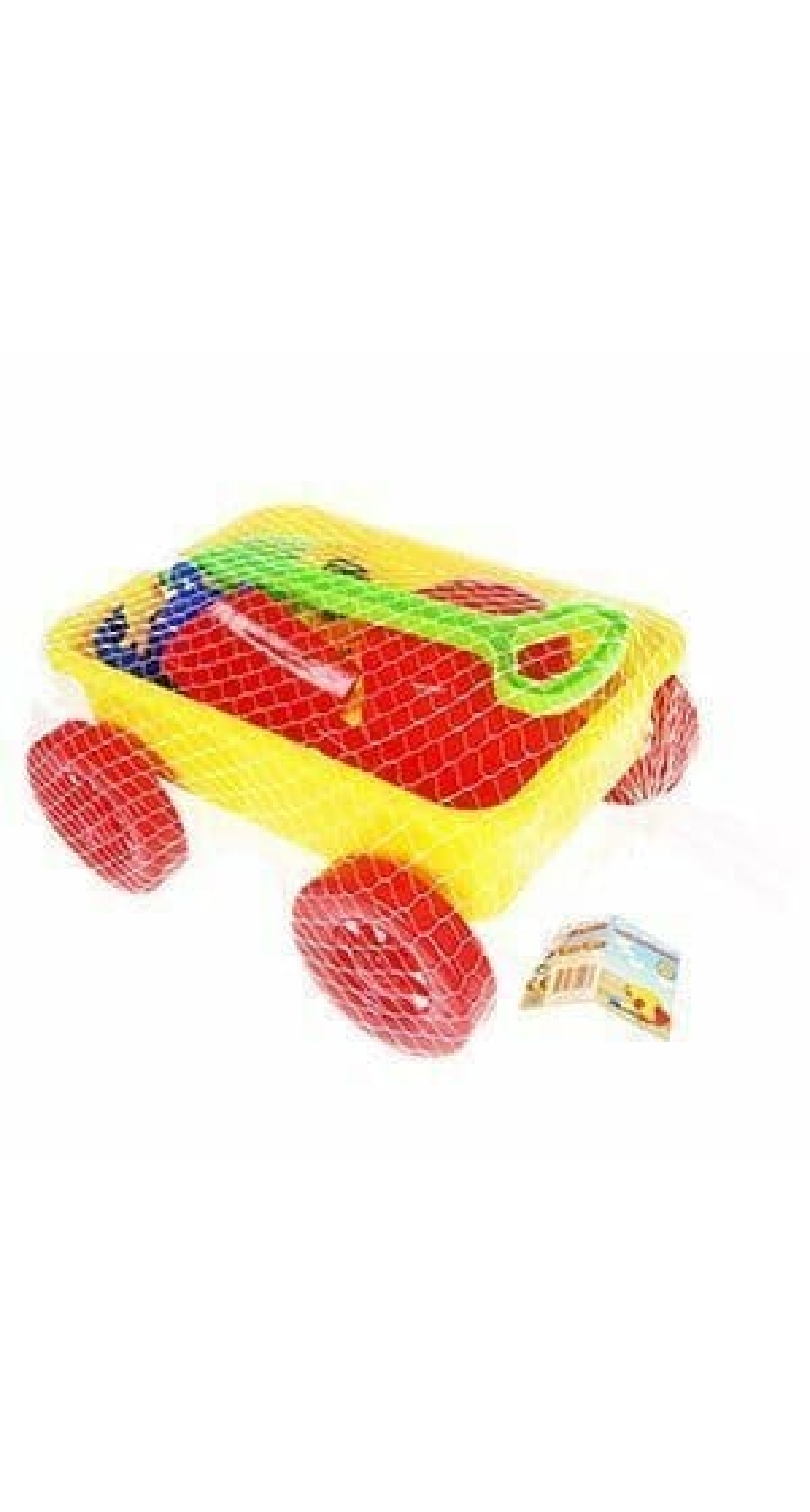 Sand Tow Cart with Accessories 17cm x 25cm x 35cm - 7pcs