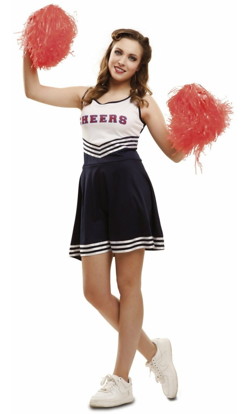 Pom-Pom Cheerleader Girl - Adult Size Medium / Large