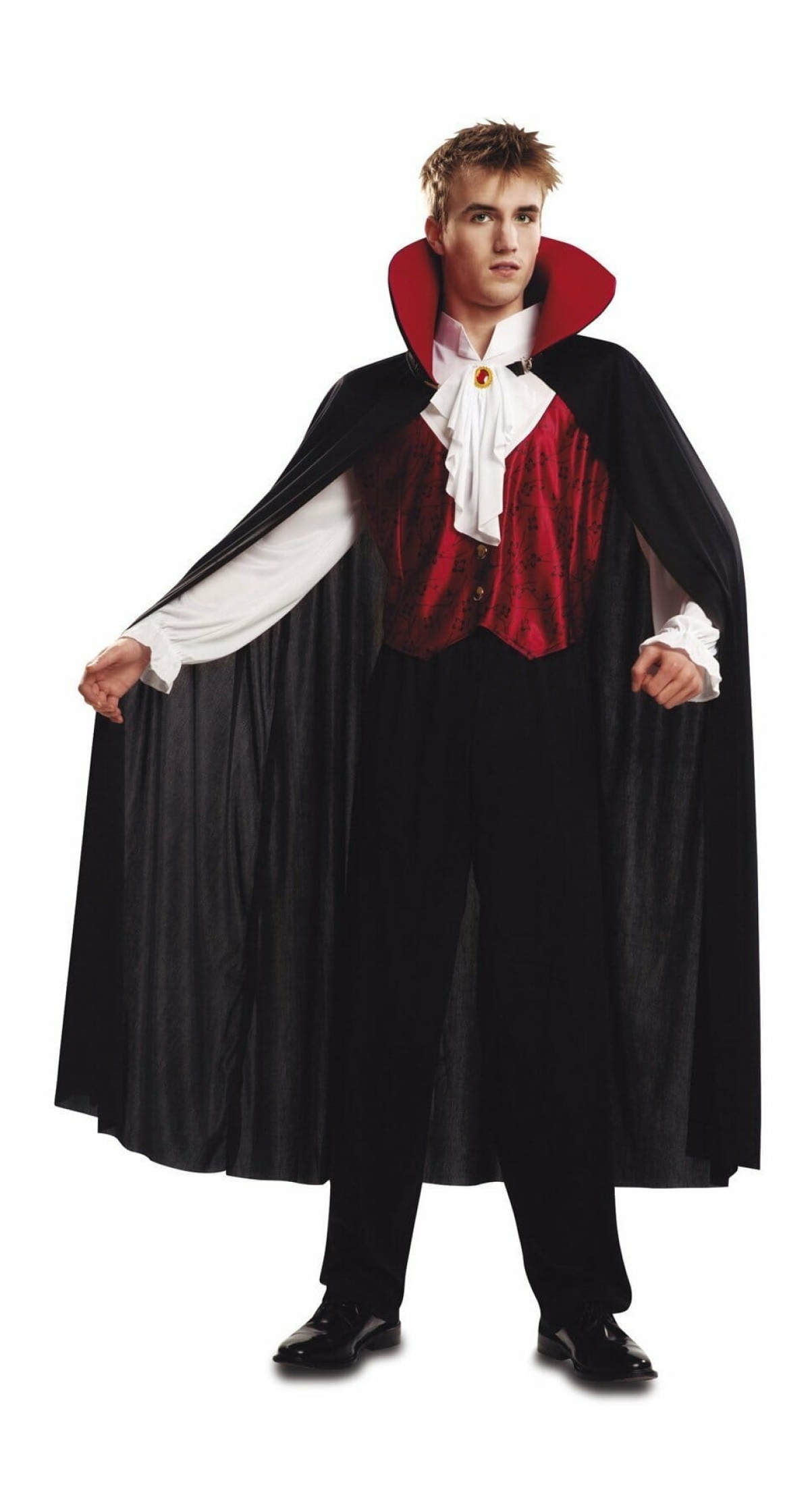 Gothic Vampire Man Costume - Adult Size Small