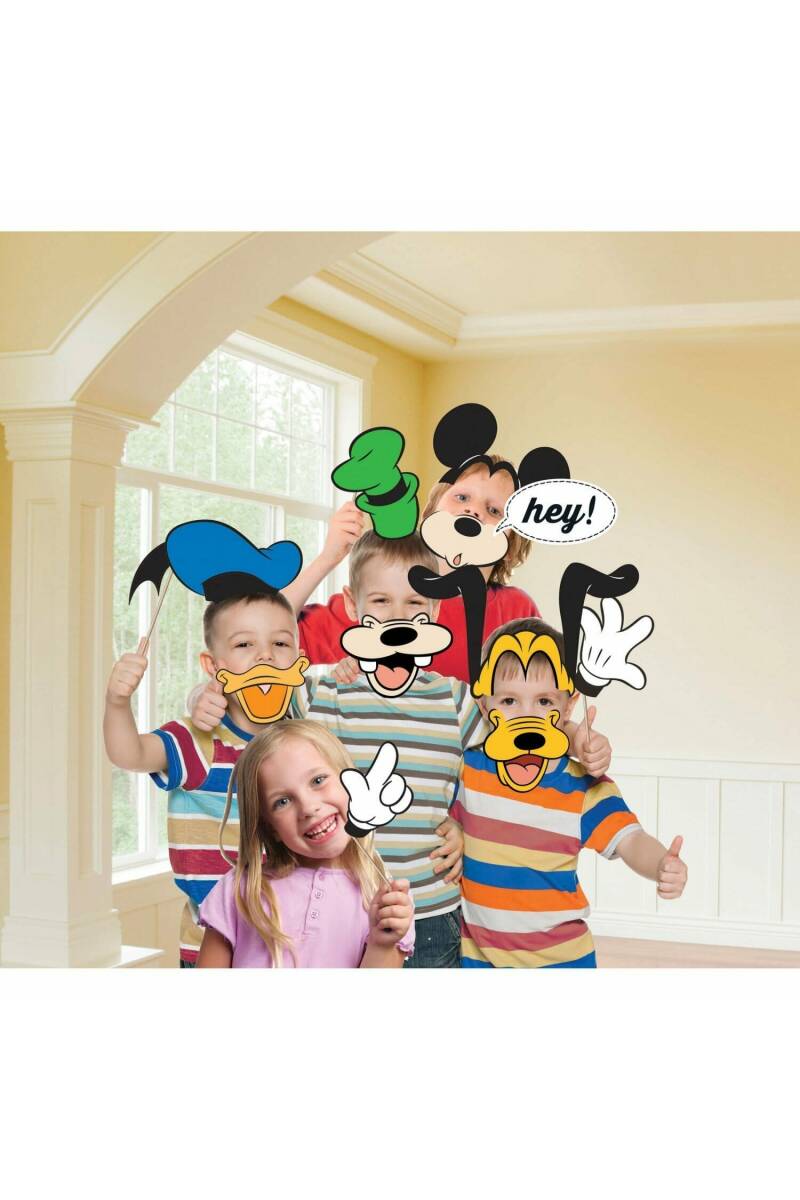 Mickey Mouse Photo Booth Kit - 12pk