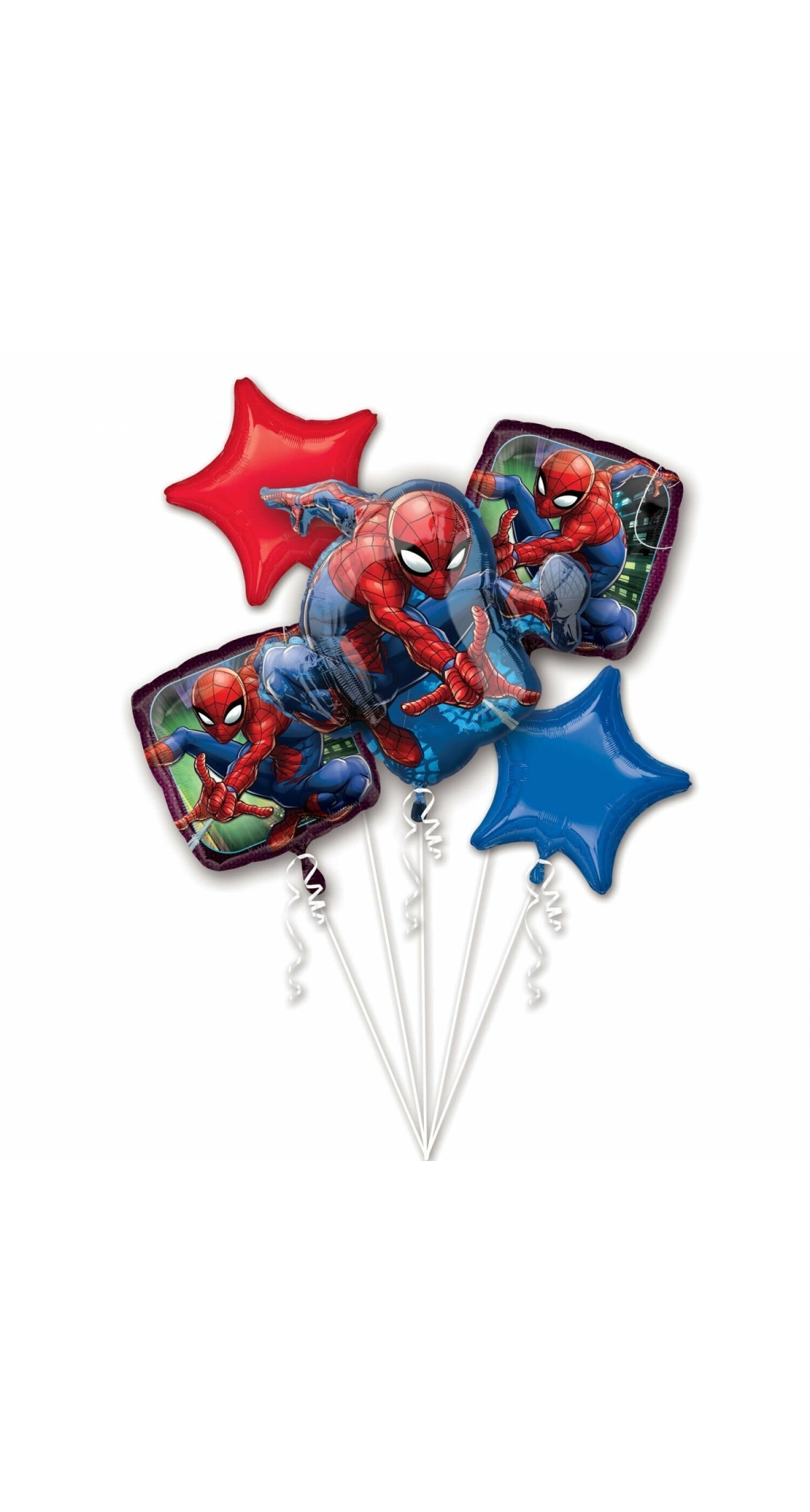 Spider-Man Bouquet Foil Balloons - 5pk