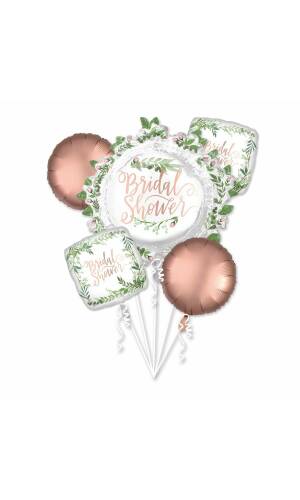 Love & Leaves Bridal Shower Foil Balloon - 5pk