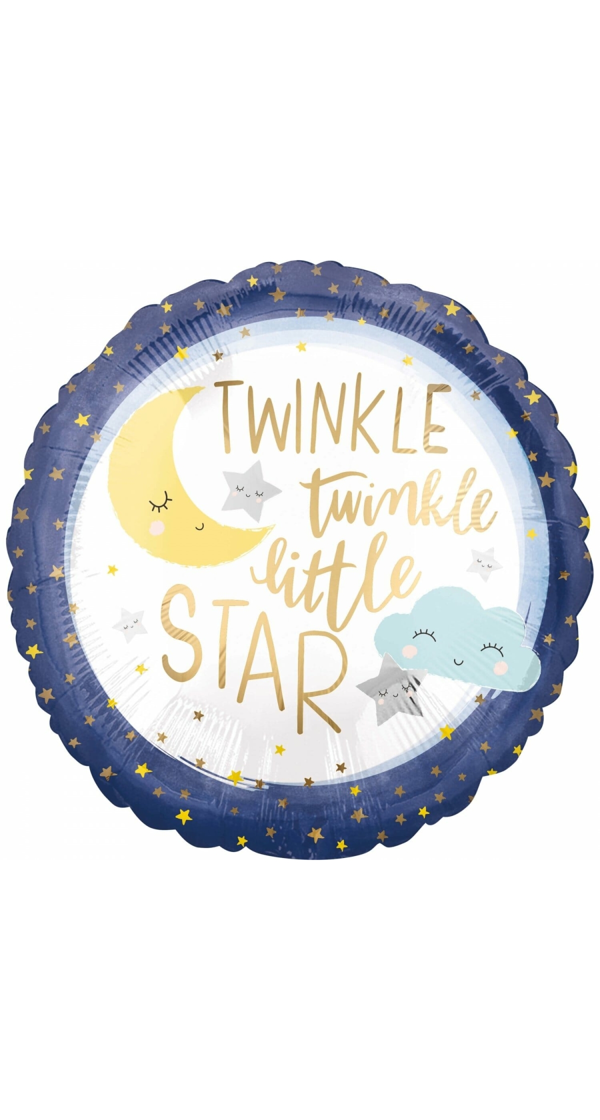 Twinkle Twinkle Little Star Standard Foil Balloon - 17'' (43cm)