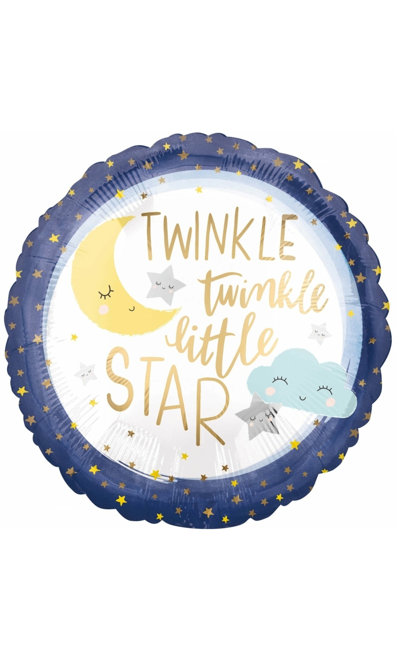 Twinkle Twinkle Little Star Standard Foil Balloon - 17'' (43cm)