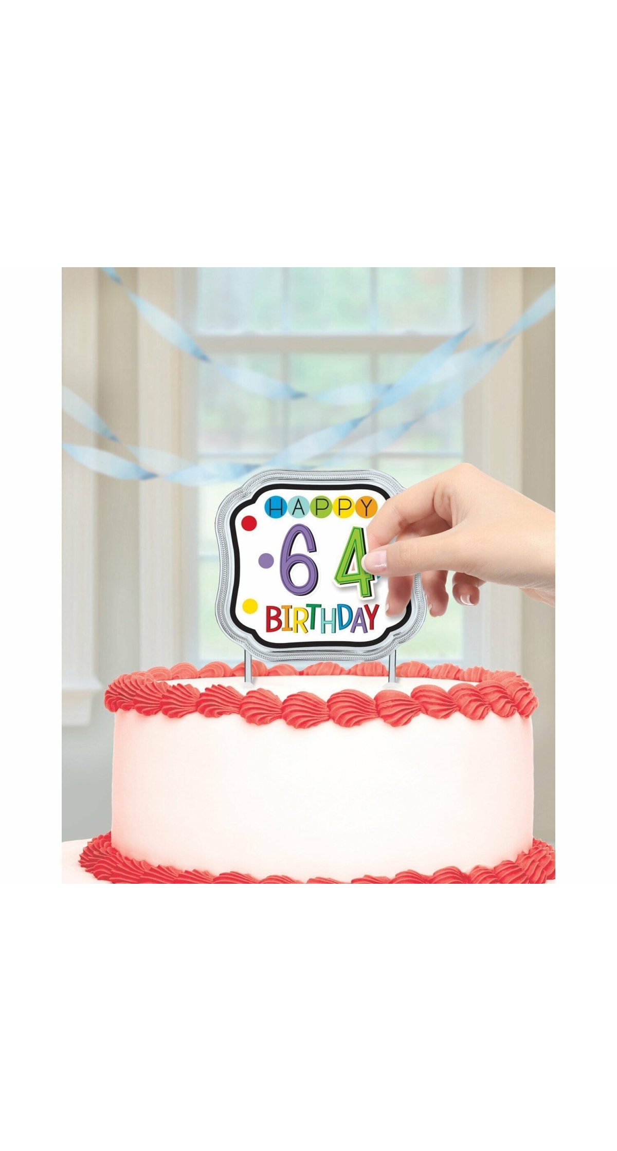 Personalised Cake Topper - (11.4cm x 12.9cn)
