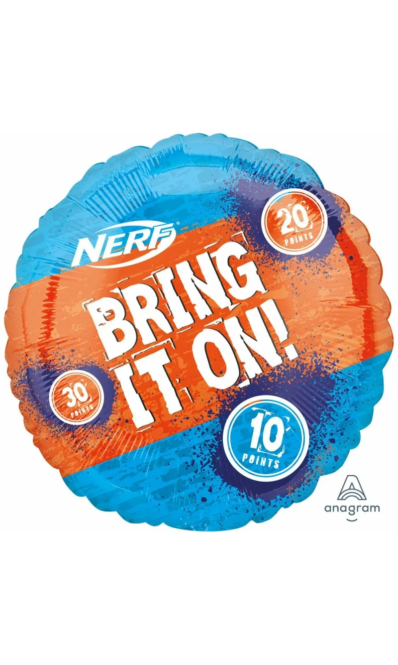 Nerf Target Jumbo Foil Balloon - 71cm x 71cm