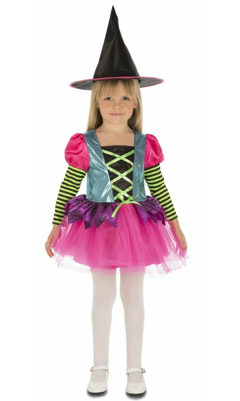Colourful Lil Witch - Age 3 to 4 Years