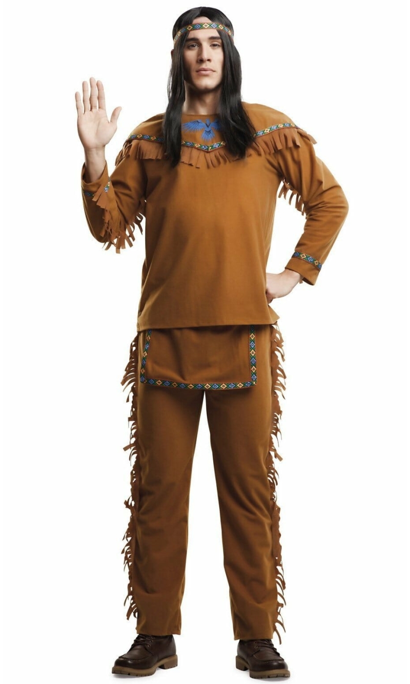 Indian Man Indio Costume - Adult Size Extra Large