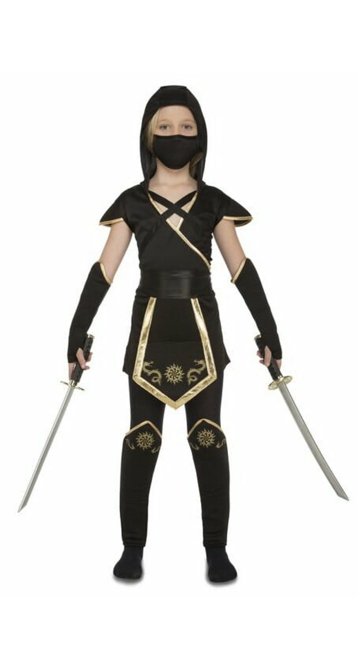 Black Ninja Girl - Age 5 to 6 Years