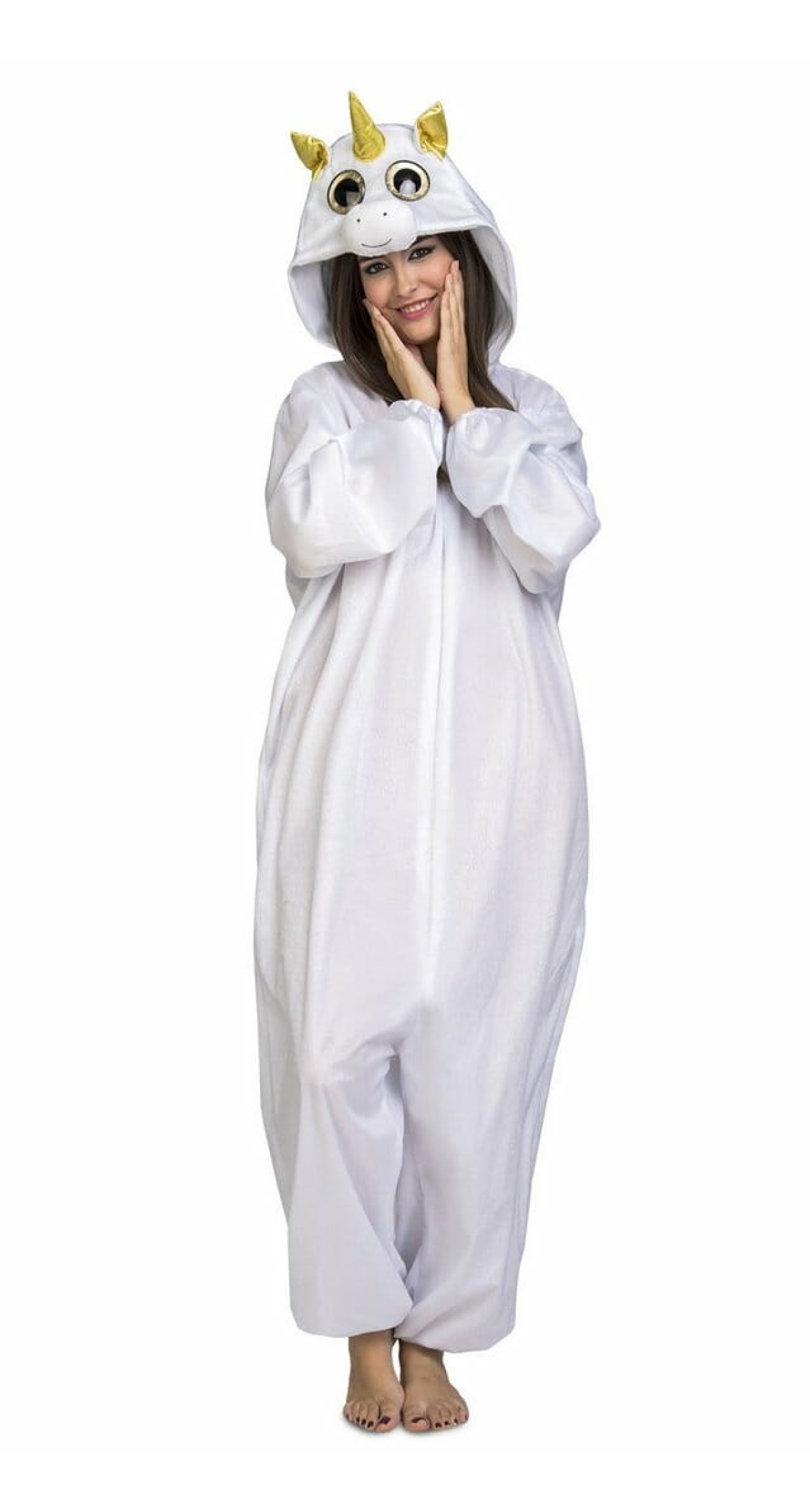 Cool Big Eyes White Unicorn (Onesie) - Age 10 to 12 Years