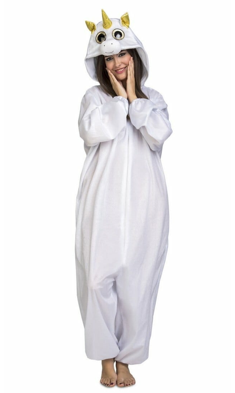 Cool Big Eyes White Unicorn (Onesie) - Age 10 to 12 Years
