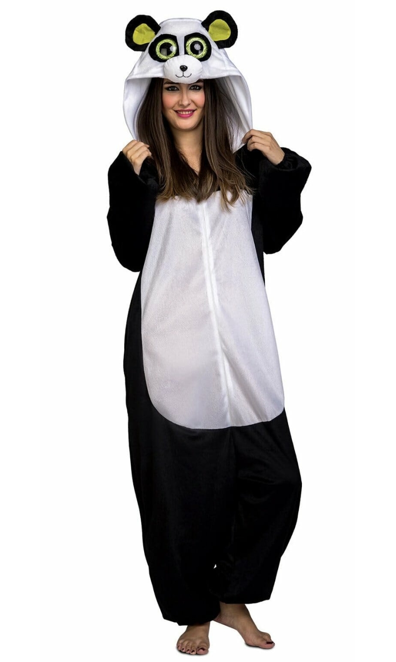 Cool Big Eyes Panda (Onesie) - Adult Size Small