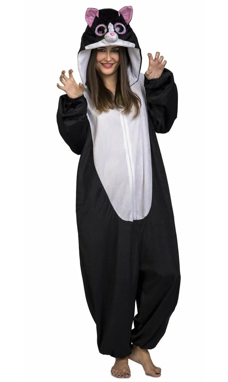 Cool Big Eyes Cat (Onesie) - Adult Size Medium / Large