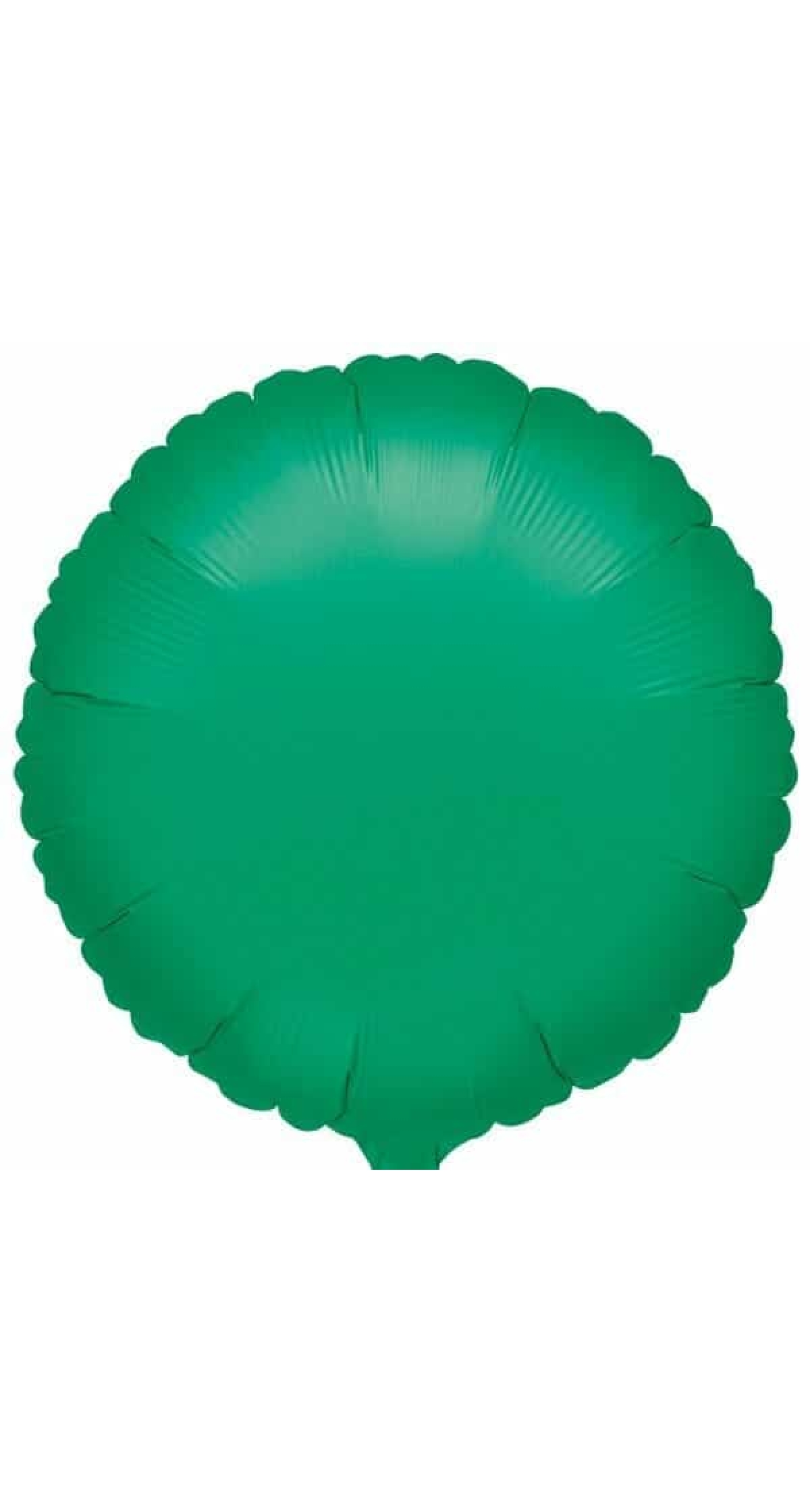 Metallic Green Round Foil Balloon 18"