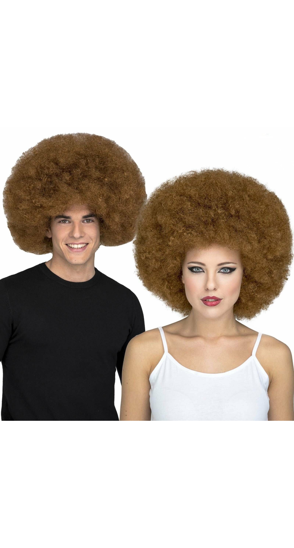 Brown Jumbo Afro Wig - Adult One Size