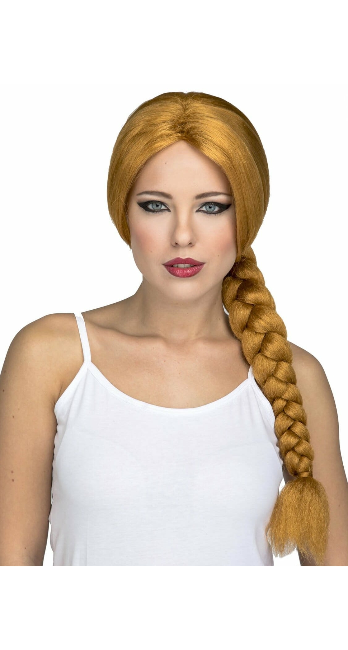 Blonde Long Wig with Braids - Adult One Size