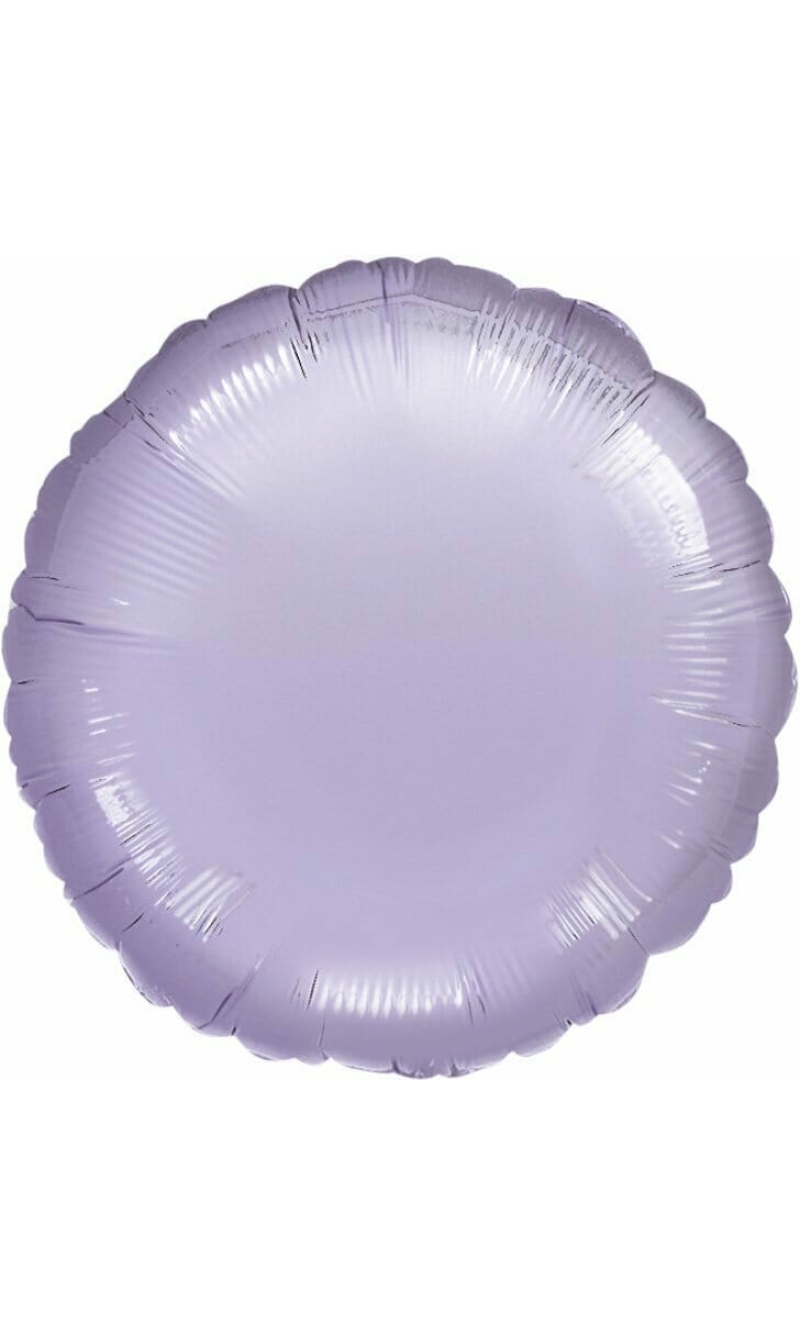 Pastel Lilac Round Foil Balloon 18"