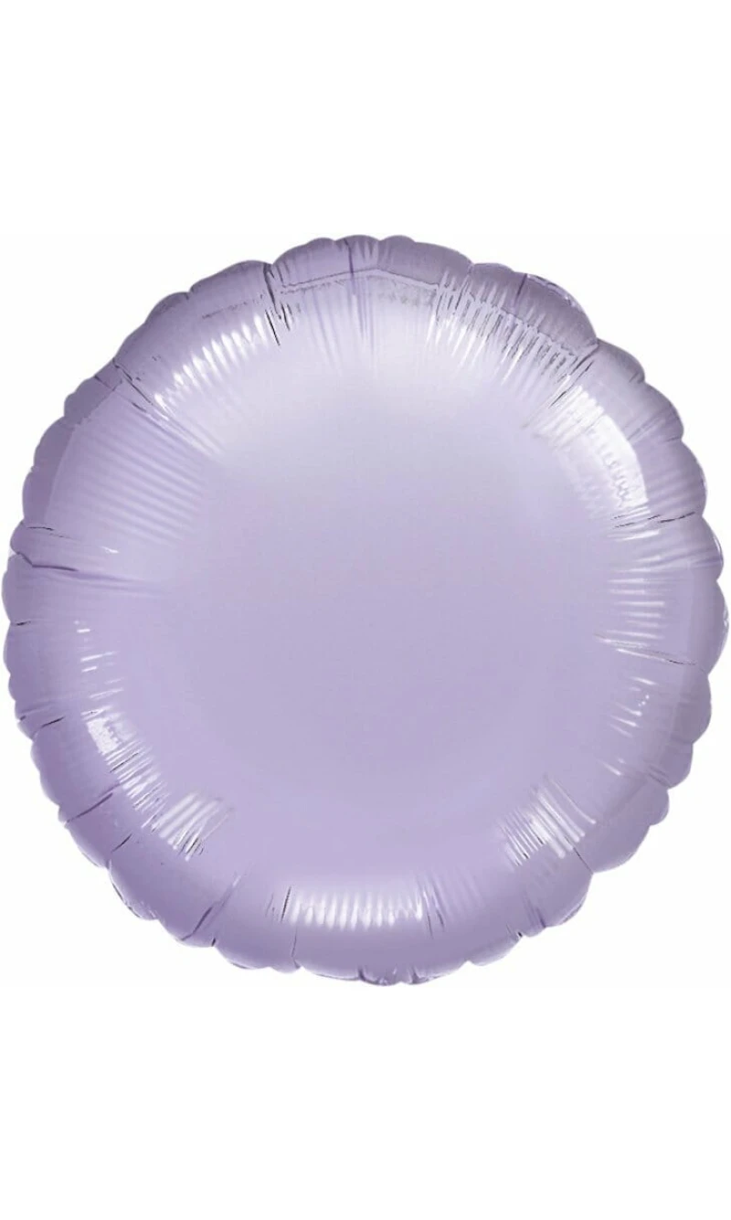 Pastel Lilac Round Foil Balloon 18"