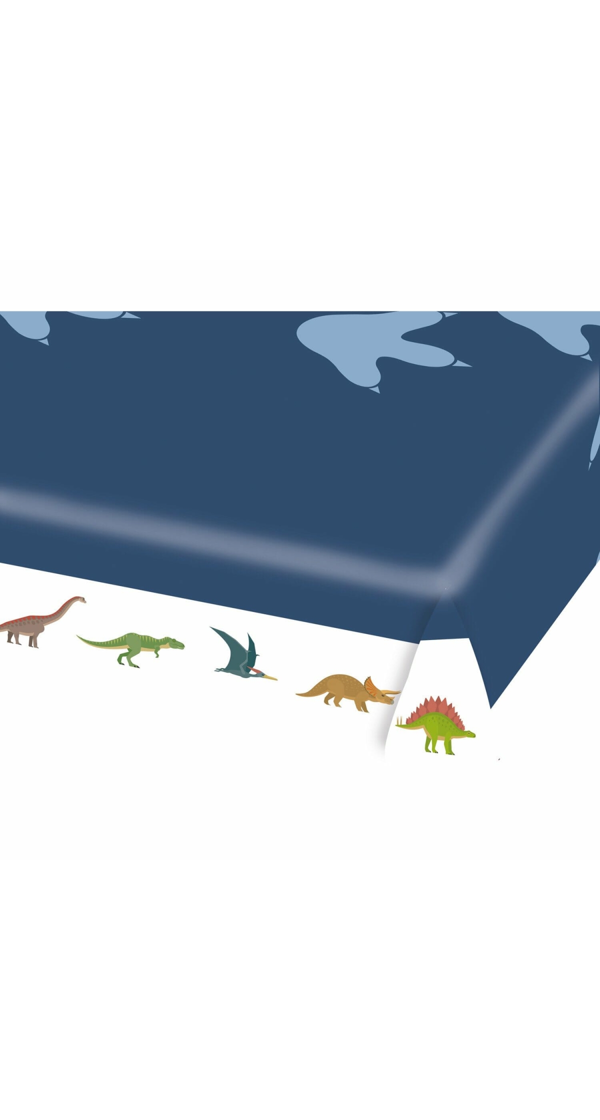 Happy Dinosaur Paper Tablecover - 115cm  x 175cm