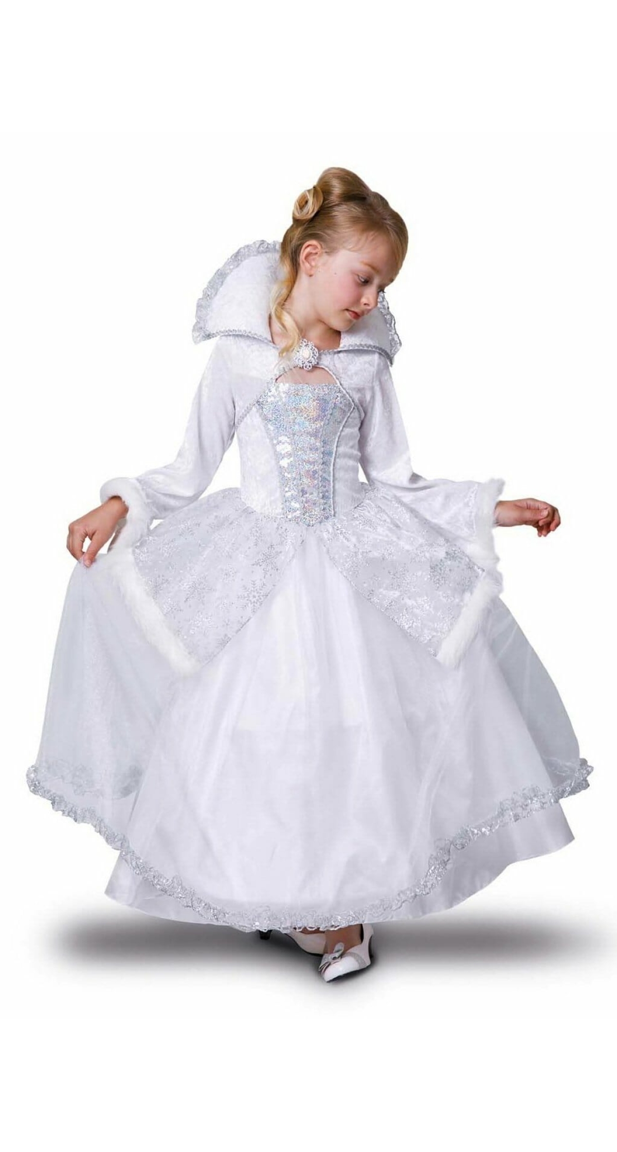 Snow Queen Princess Girl - Age 7 to 9 Years