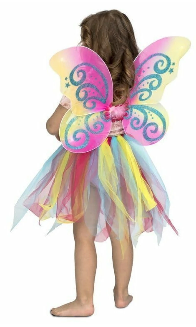 Rainbow Tutu With Wings - Age 3 to 6 Years