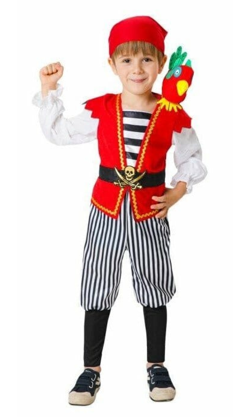 Caribbean Pirate Boy - Age 3 to 4 Years