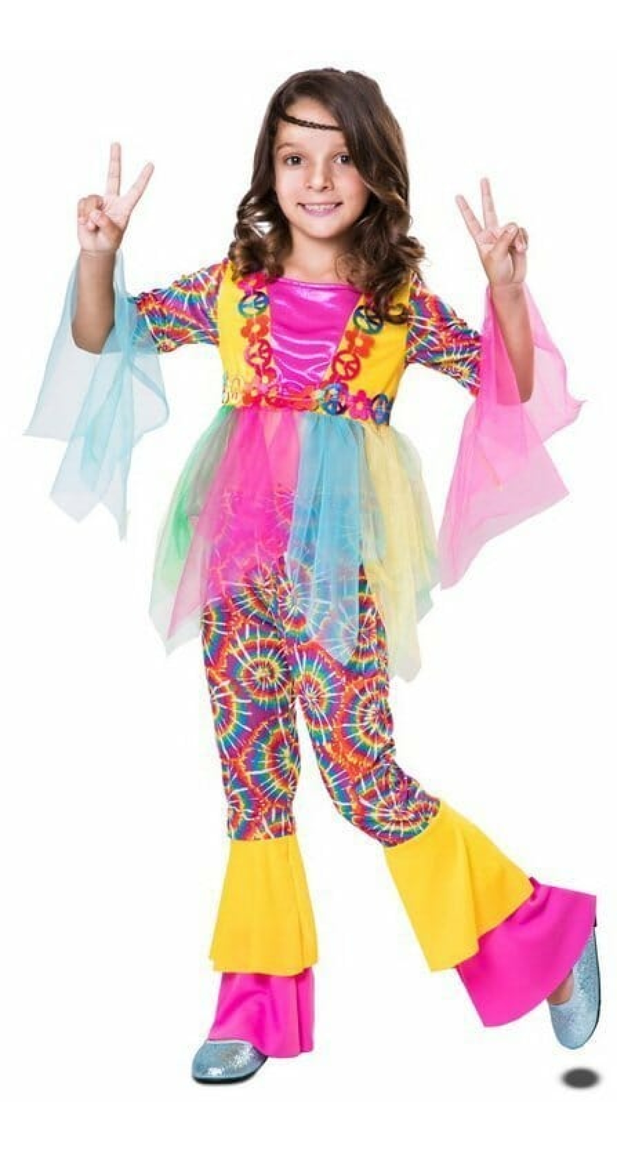 Funky Hippie Girl - Age Size 7 to 9 Years