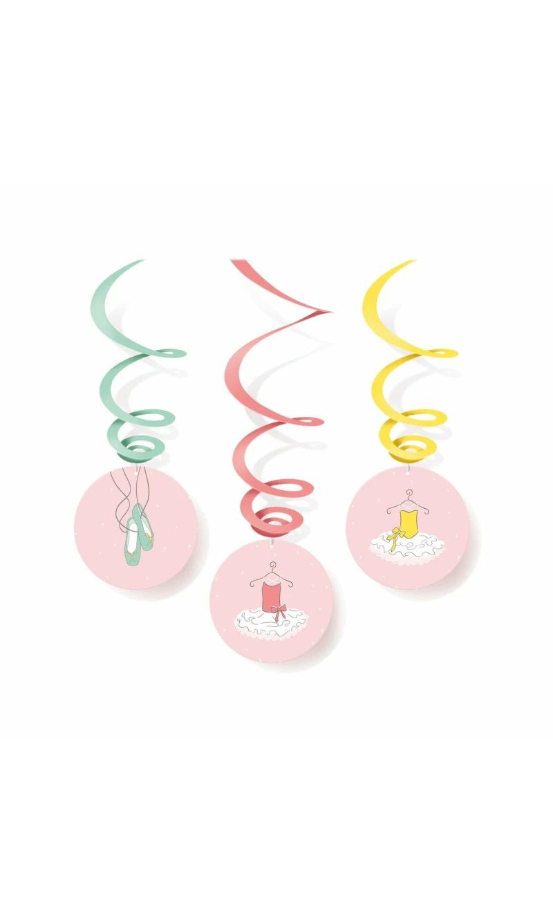 Little Dancer Deco Swirls - 6pk