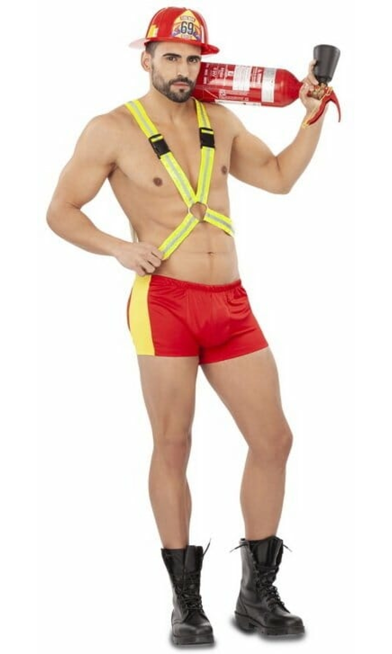 Sexy Fireman - Adult Size XL