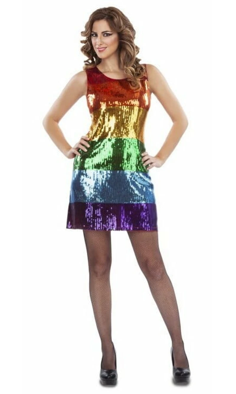 Rainbow Boogie Dress - Adult Size Small