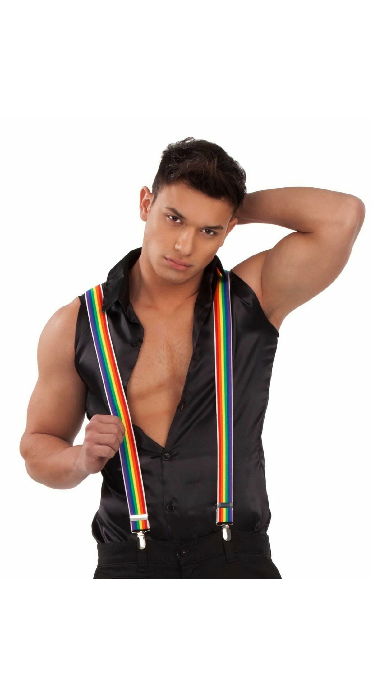 Rainbow Braces (Suspenders) - Adult One Size