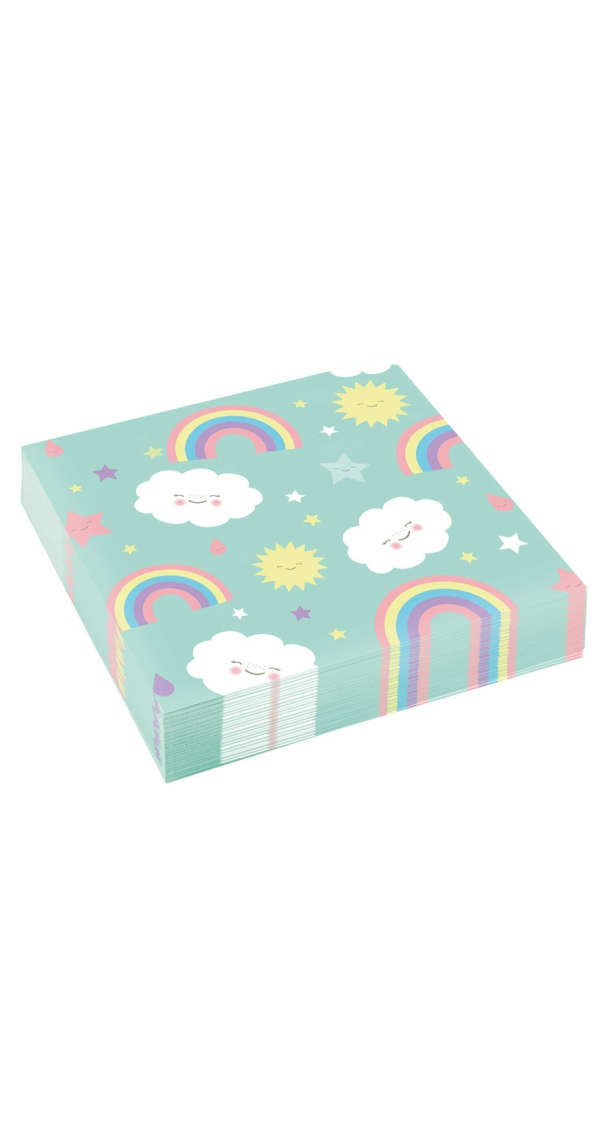 Rainbow & Cloud Party Napkins 33cm x 33xm - 20pk