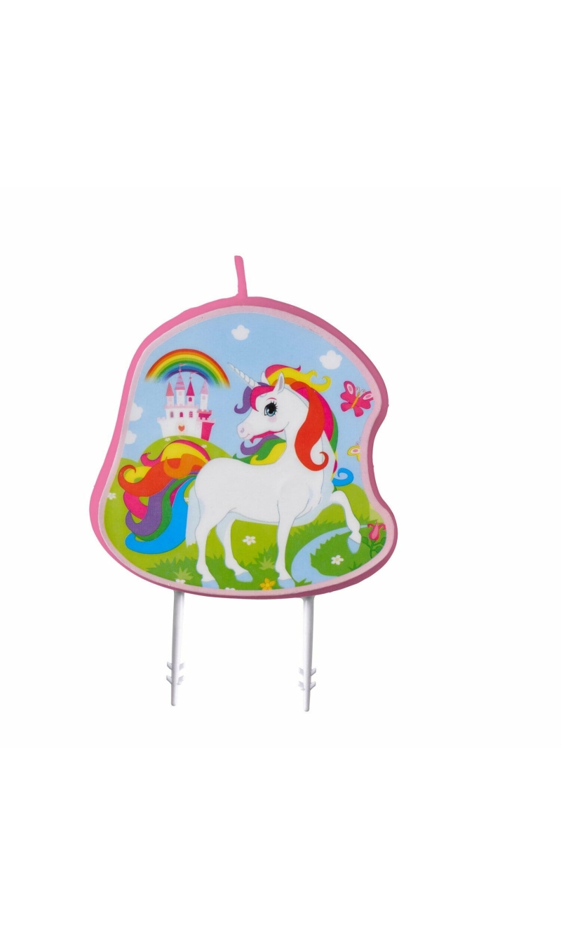 Character Candle Unicorn Height - 9 cm