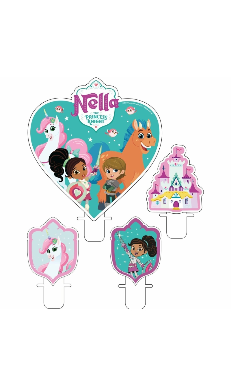 Nella The Princess Knight Candles Set - 4pk
