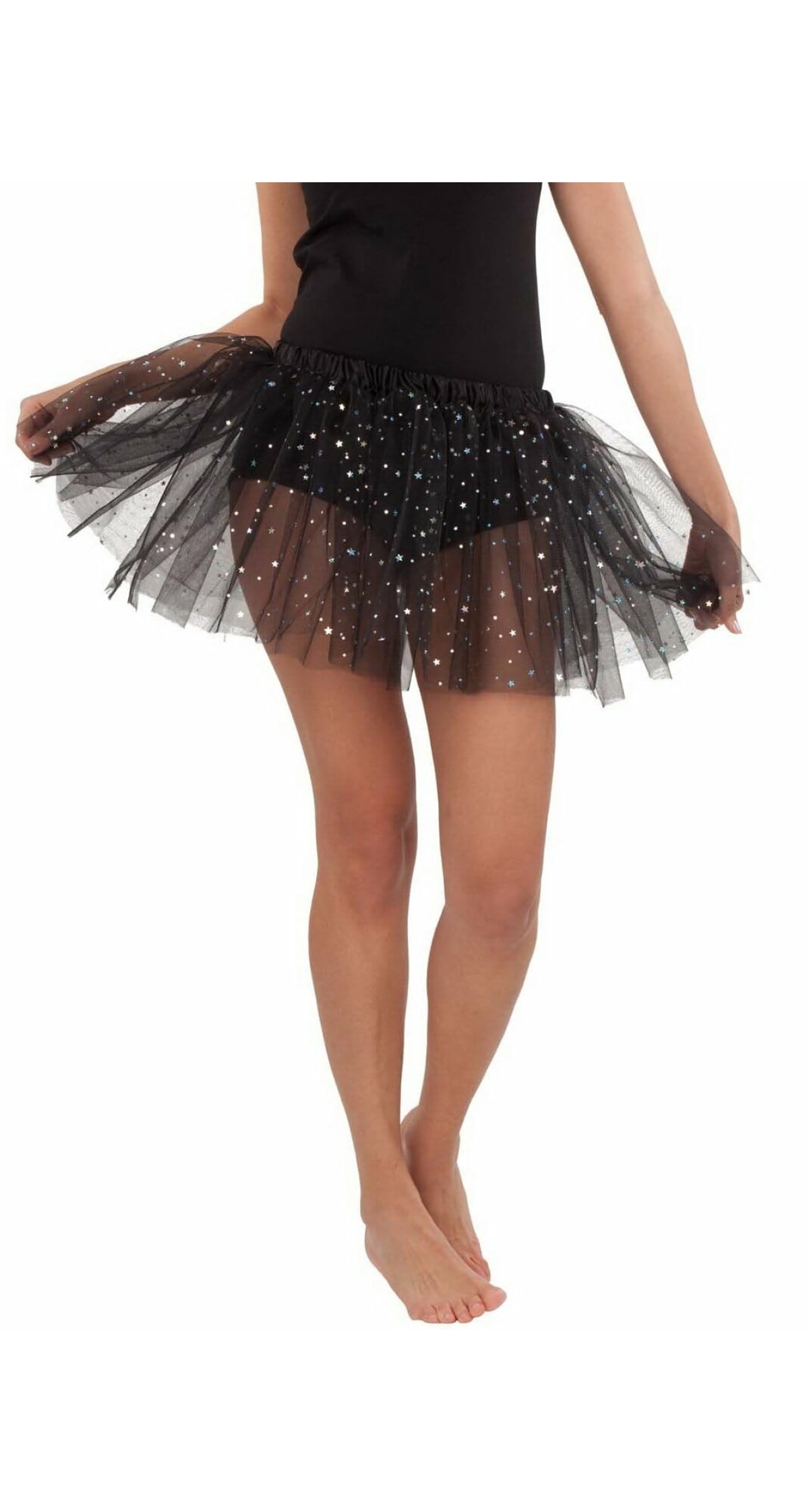Black Tutu with Stars - One Size
