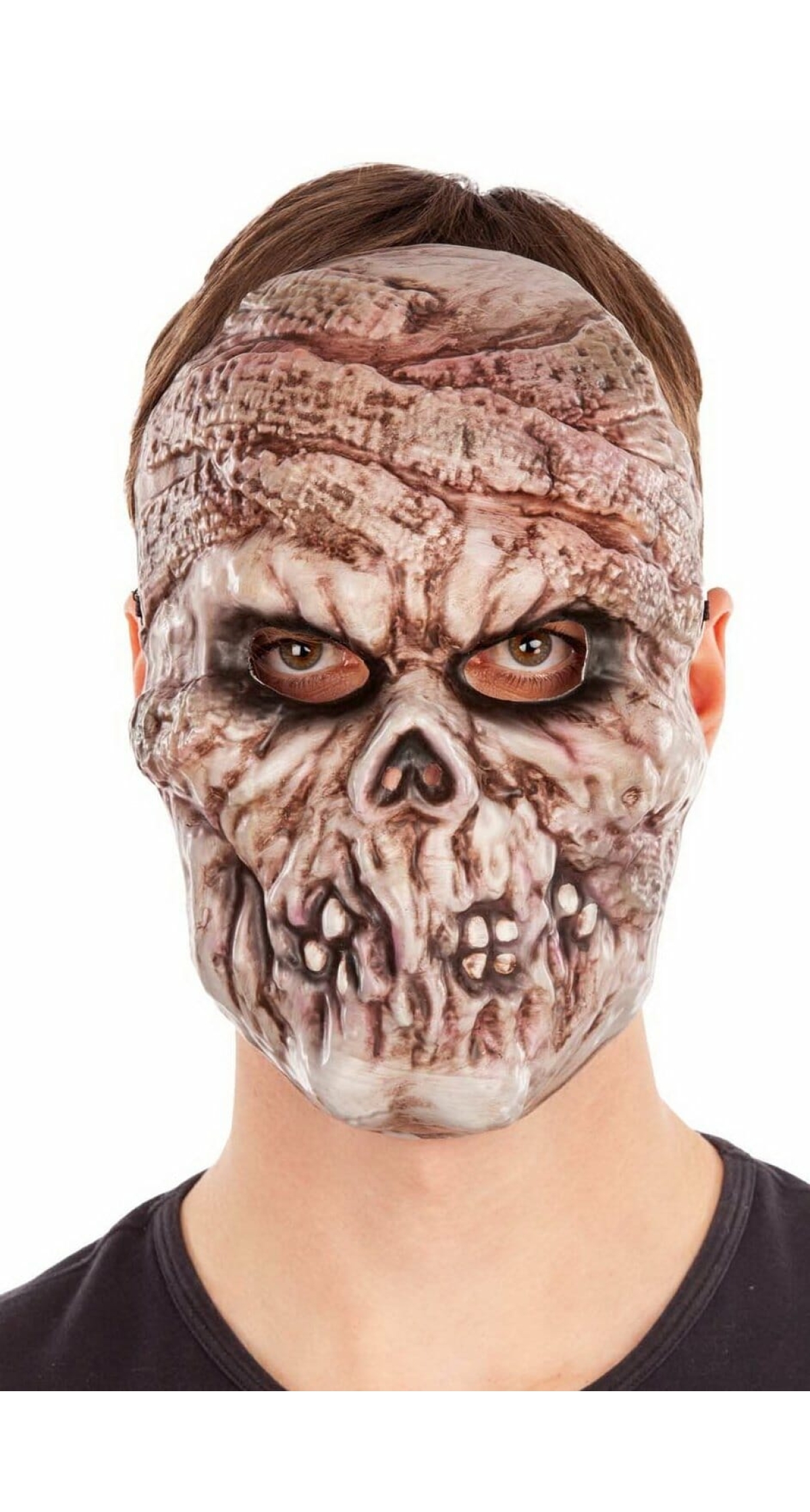 Hunted Mummy PVC Mask (Assorted Design) - Adult One Size